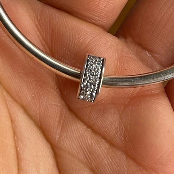 NWOT Limited Edition Pandora Fireworks Bangle Bracelet w/ 3 Christmas Charms EUC - Picture 14 of 15